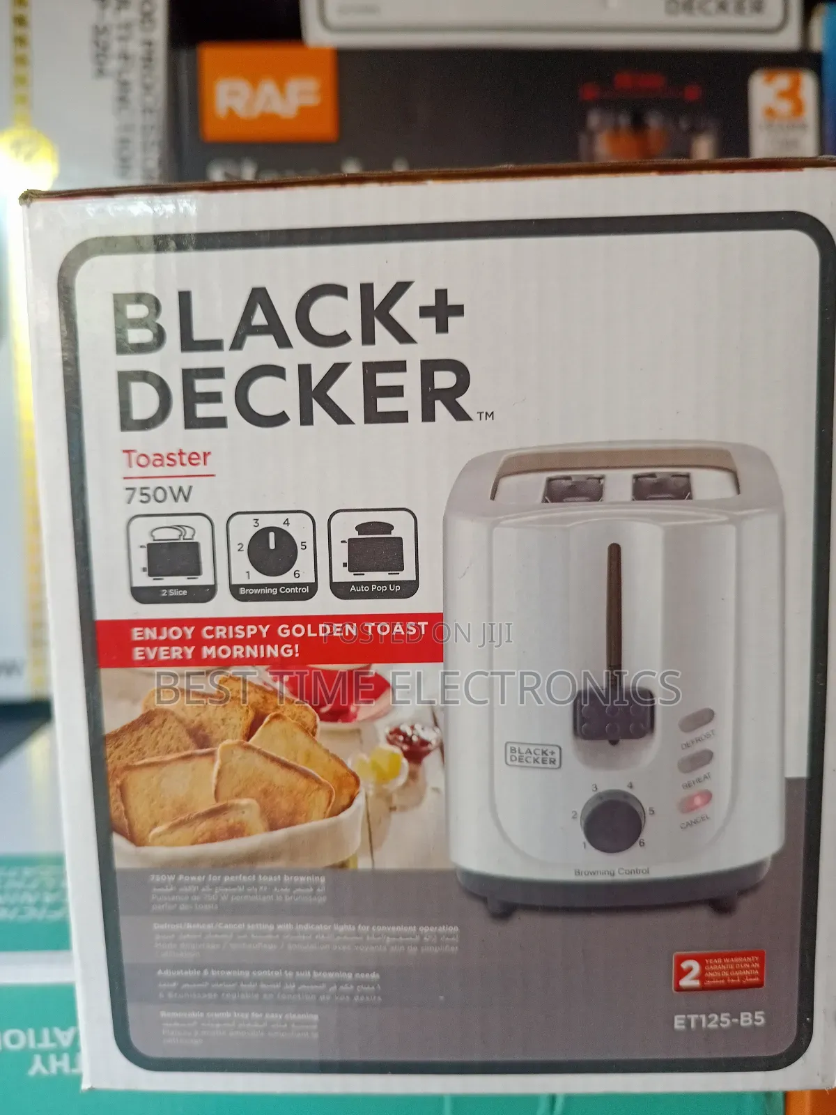 Black+Decker 2-Slice Cool Touch Bread Toaster