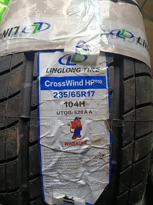 235/65/17 Tyres for Sienna, Highlander, Kia