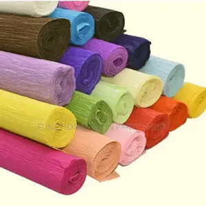 Vibrant Crepe Paper Roll