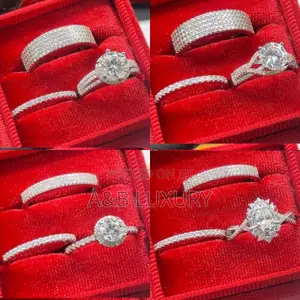VVS Moissanite Diamond Couple Rings