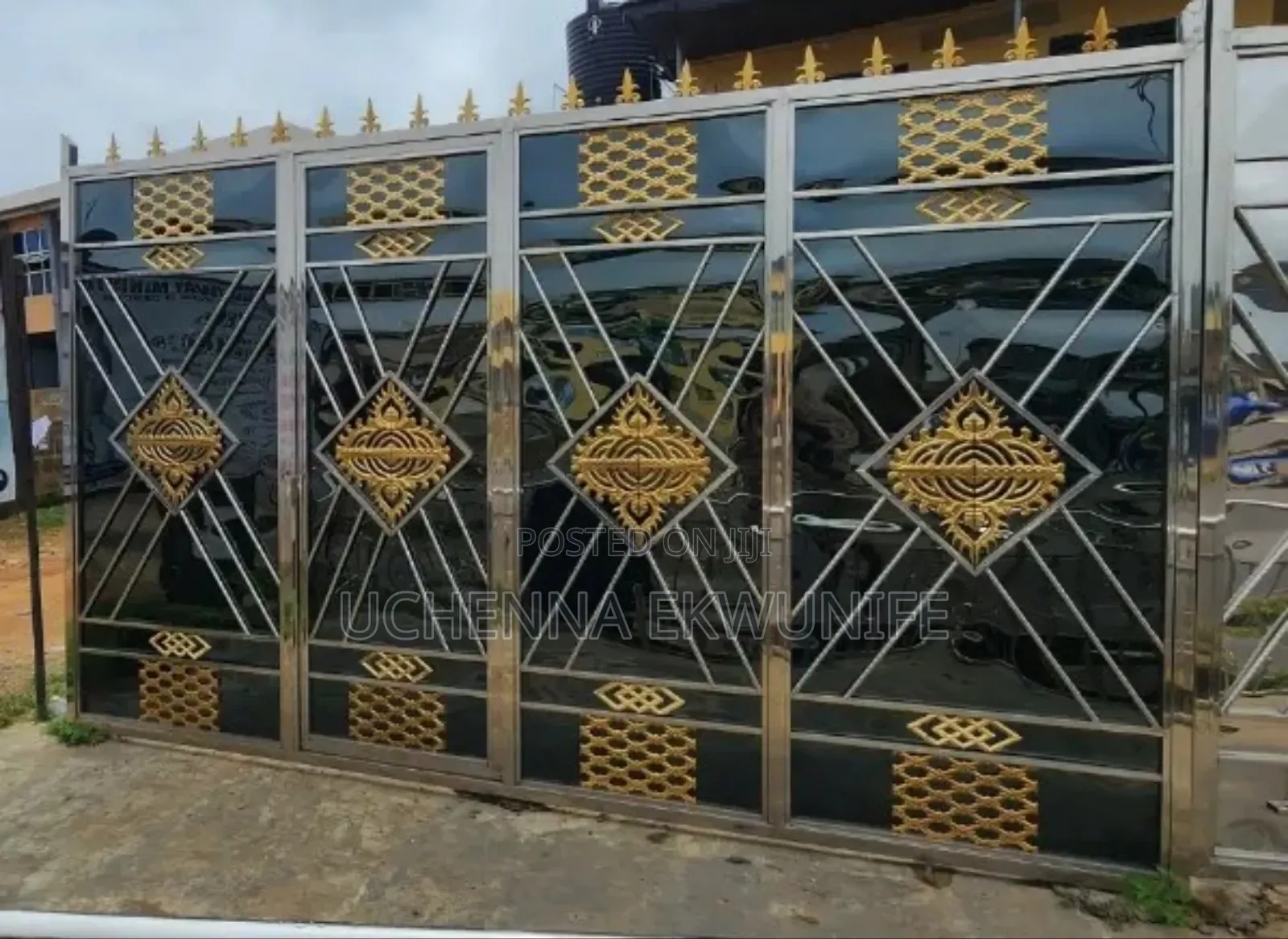 Black Stainless Gate