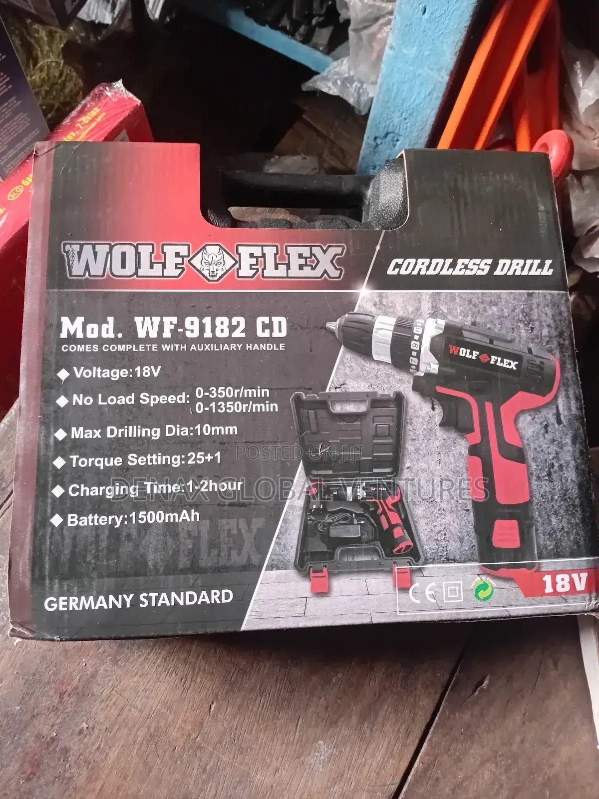 Wolf Flex Cordless Drill/Screw Machine