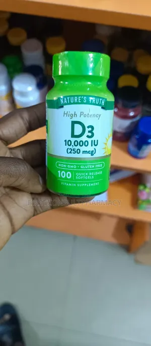 Nature's Trurh High Potency Vitamin D3 10,000iu X 100