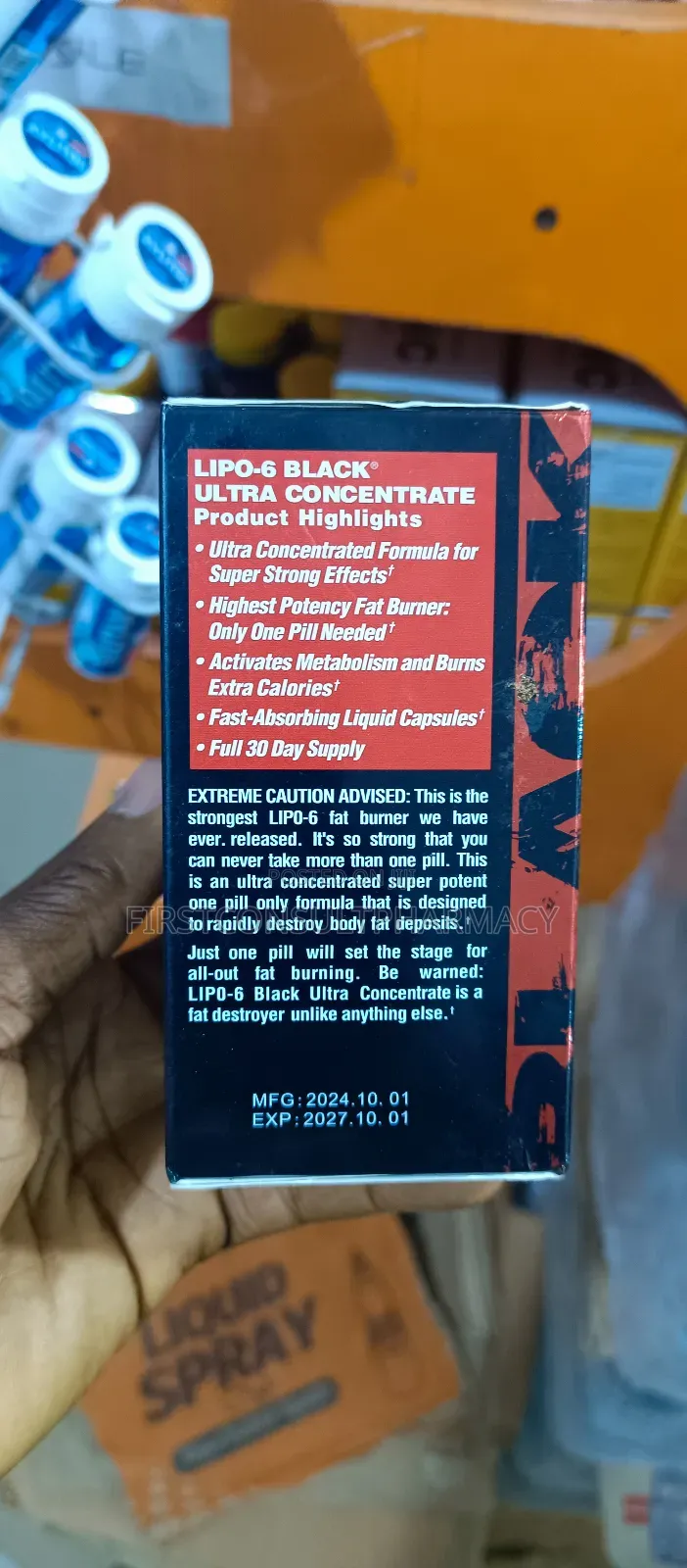 Lipo-6 Hardcore Maximum Fat Burner X 60