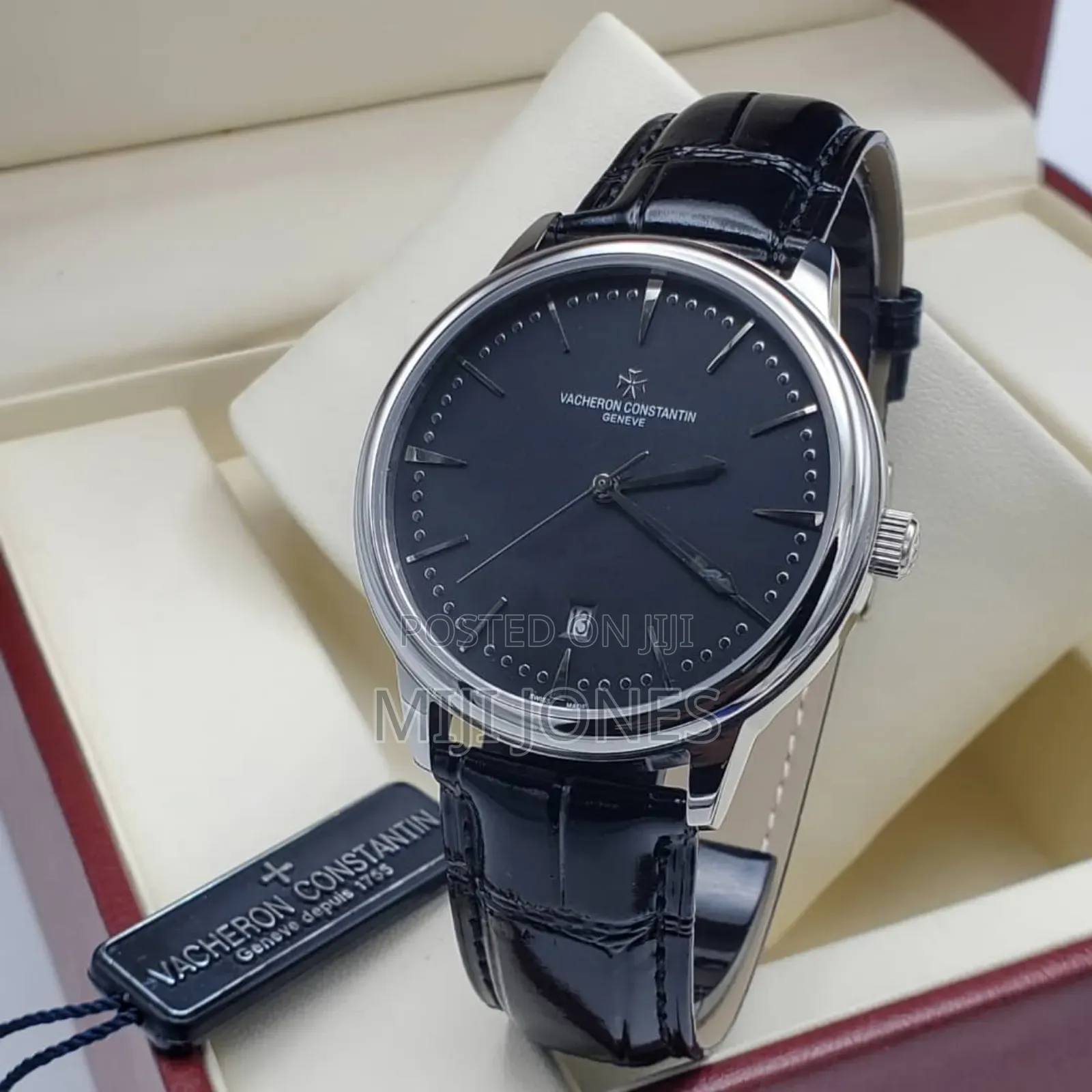 Vacheron Constantin Watch - Leather Strap, Date Display, Automatic