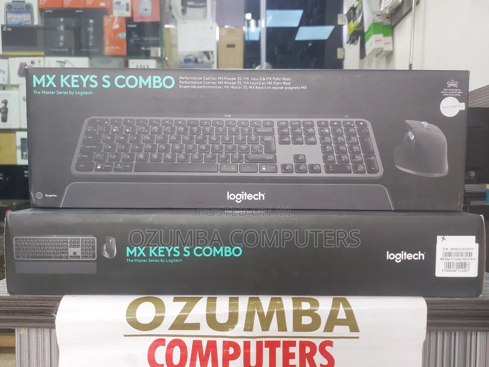 Logitech Mx Keys S Combo Wireless Keyboard and Mouse