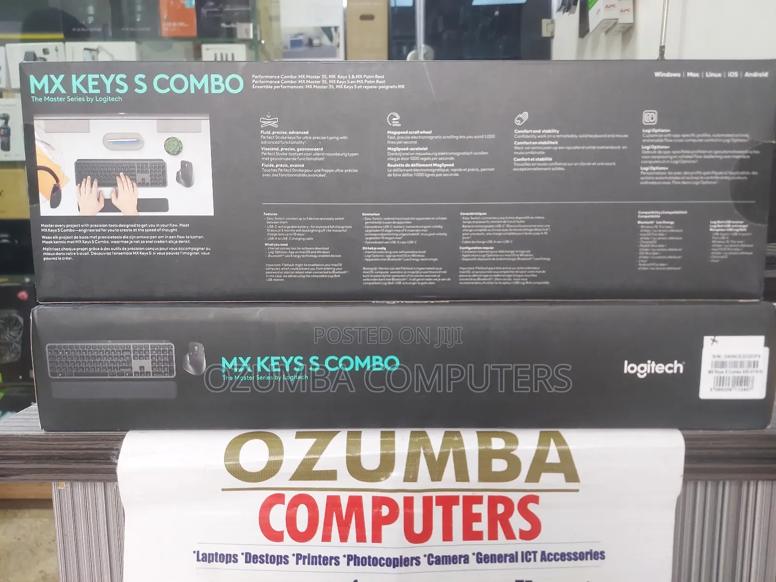 Logitech Mx Keys S Combo Wireless Keyboard and Mouse