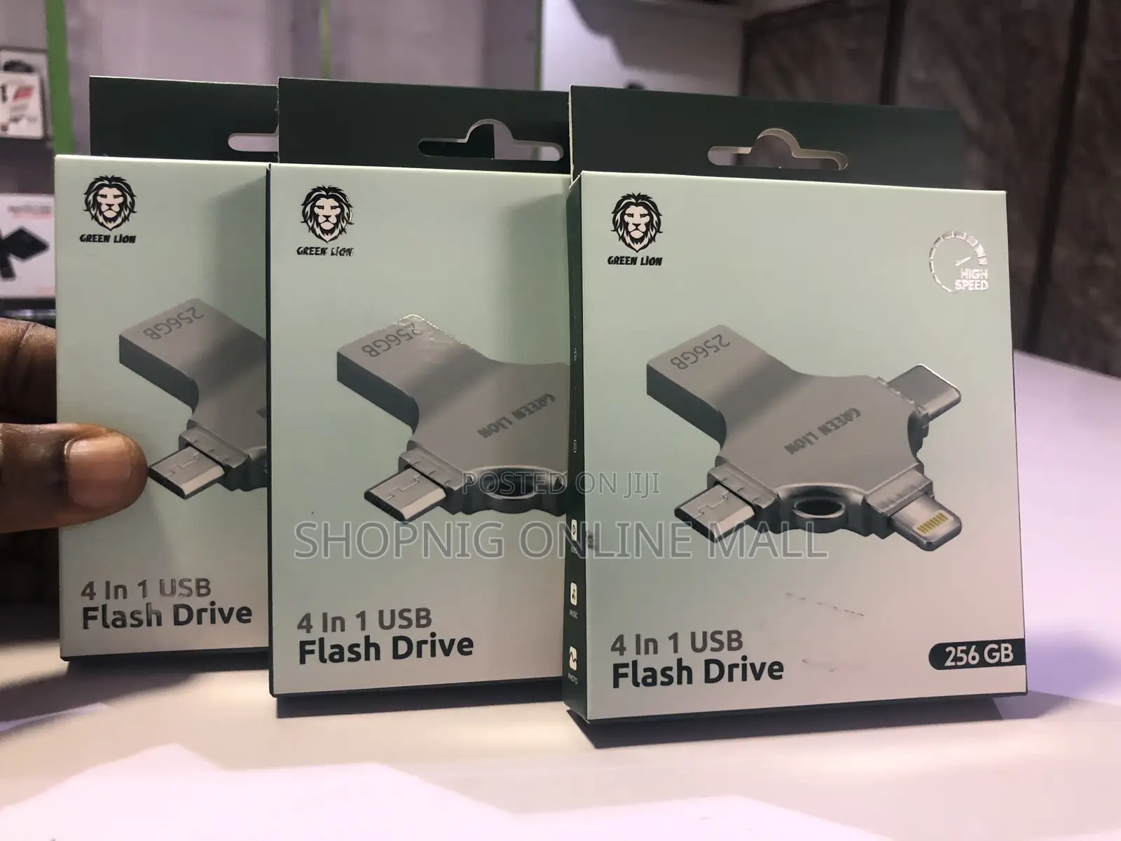 Green Lion 4 in 1 Usb Flash Drive 256gb