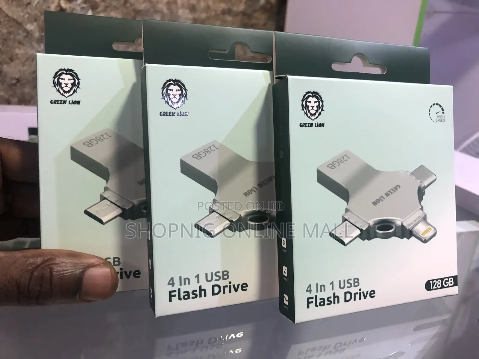 Green Lion 4 in 1 Usb Flash Drive 128gb