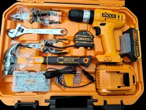 Ingco Cordless Impact Drill With Tools Set(165pcs)