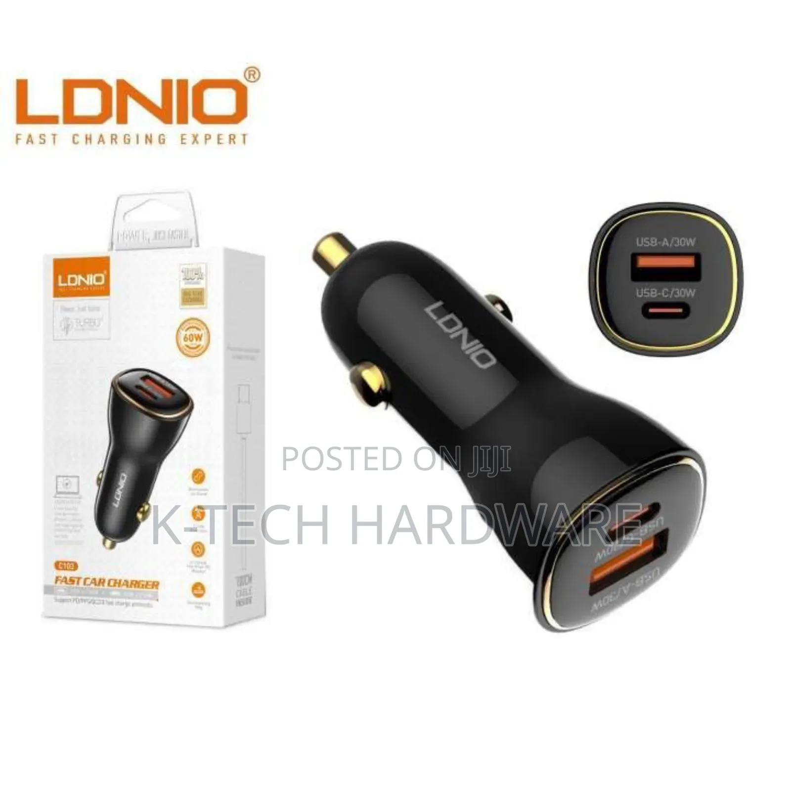 Ldnio C103 60w Fast Car Charger