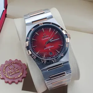 Omega Constellation- Chain Strap, Automatic System, Transparent Case
