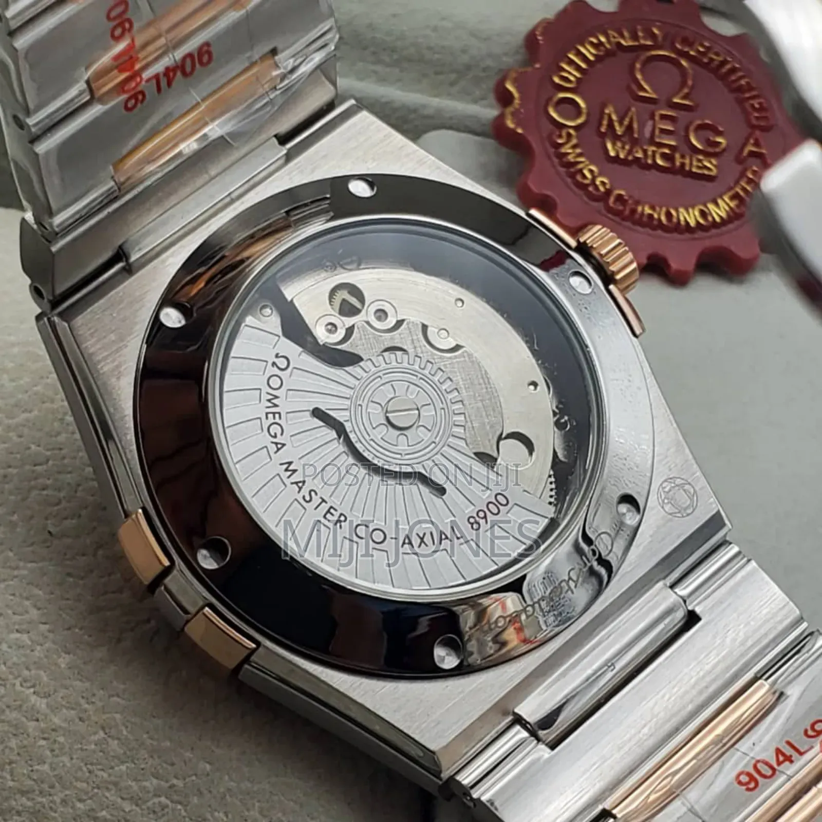 Omega Constellation- Chain Strap, Automatic System, Transparent Case