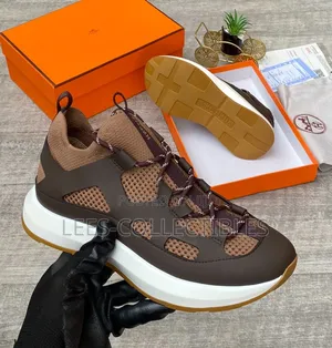 Original Hermes Paris Unisex Sneakers