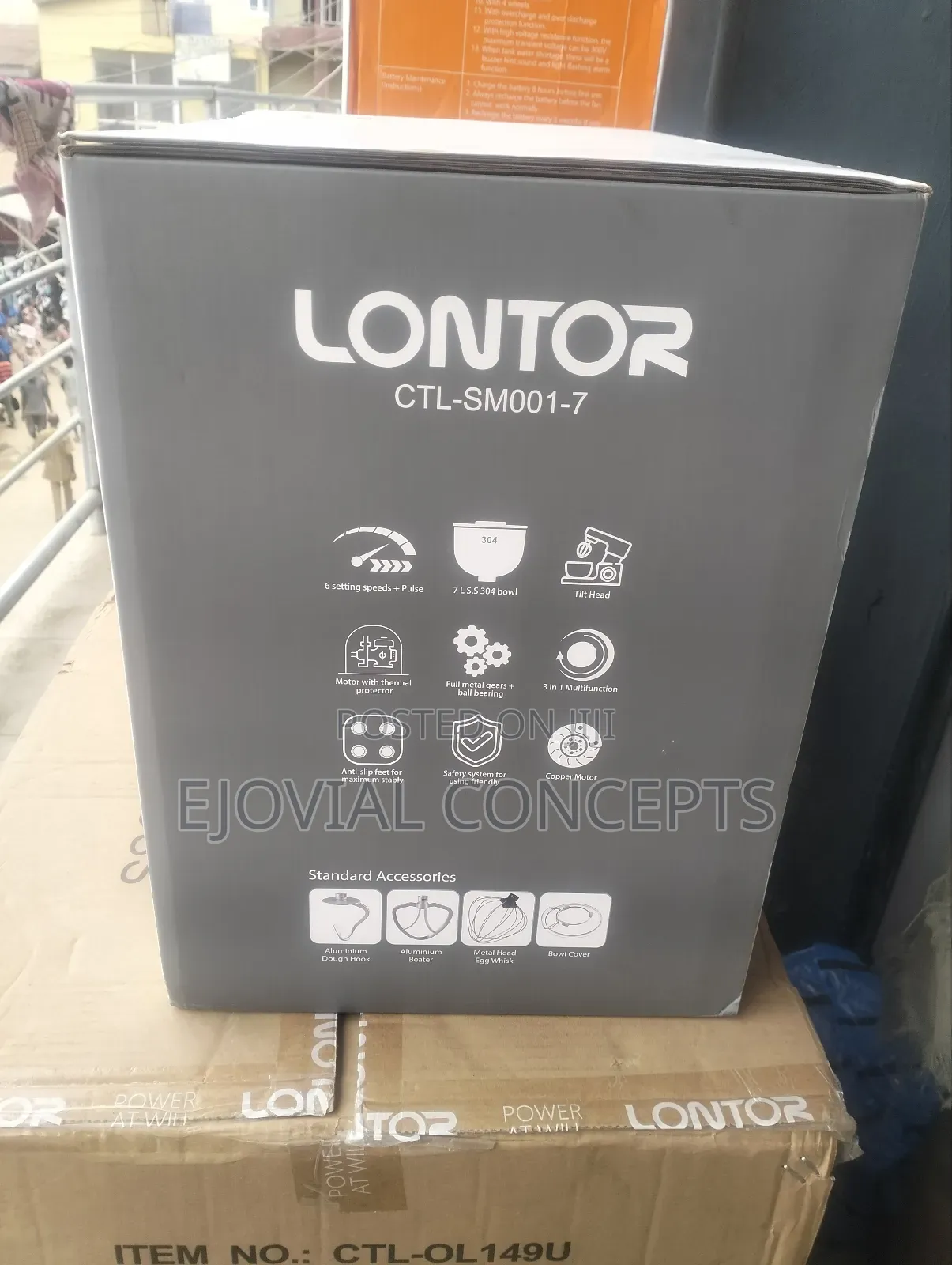 Lontor 7 Liters Stand Mixer