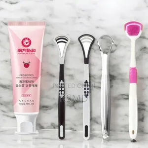 5 Pieces/Set Halitosis Bad Breath Removal, Gel Tongue Cleaner