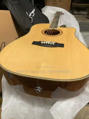 Smiger Dreadnought Cutaway Semi Acoustic Guitar