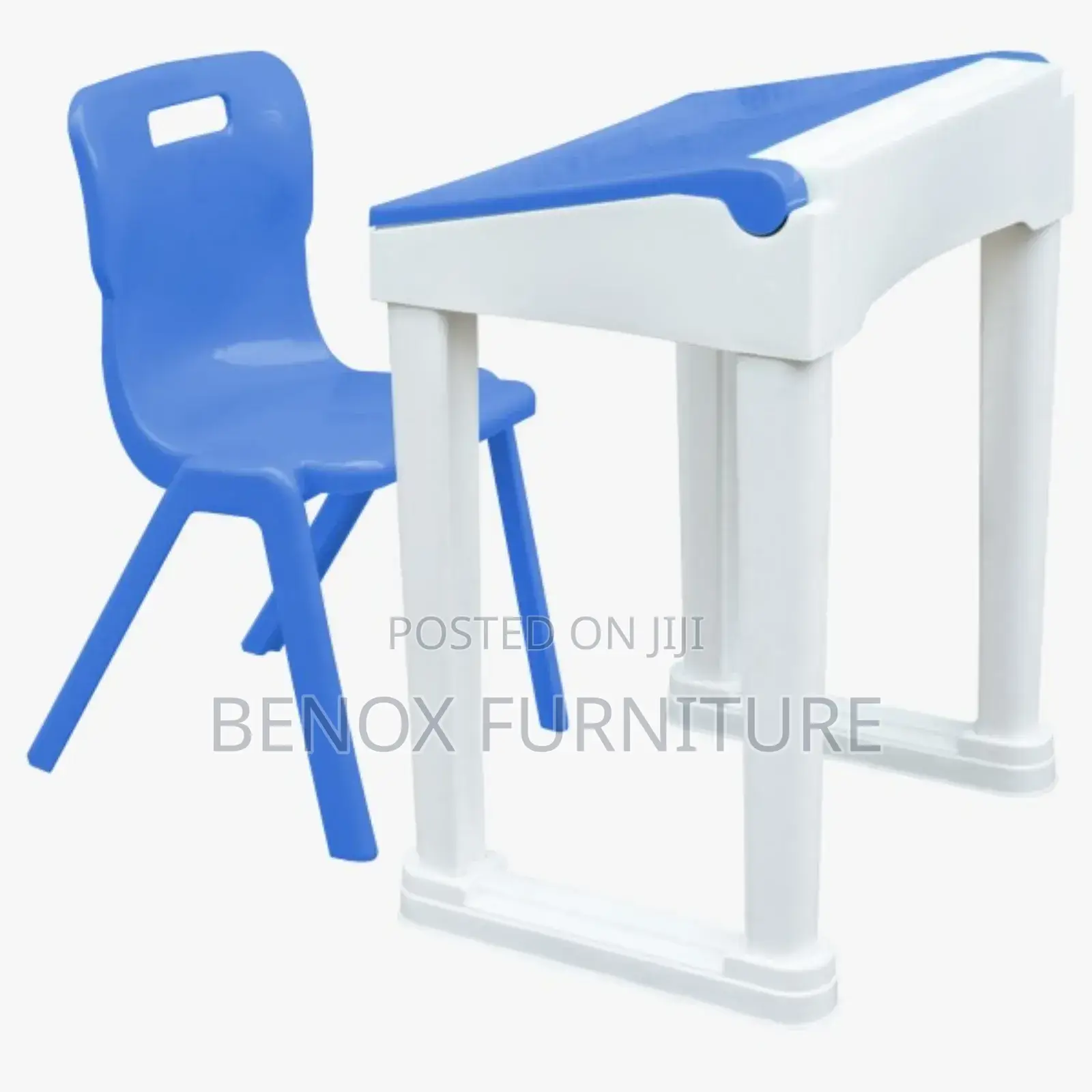 Durable Plastic School Chair Desk Set