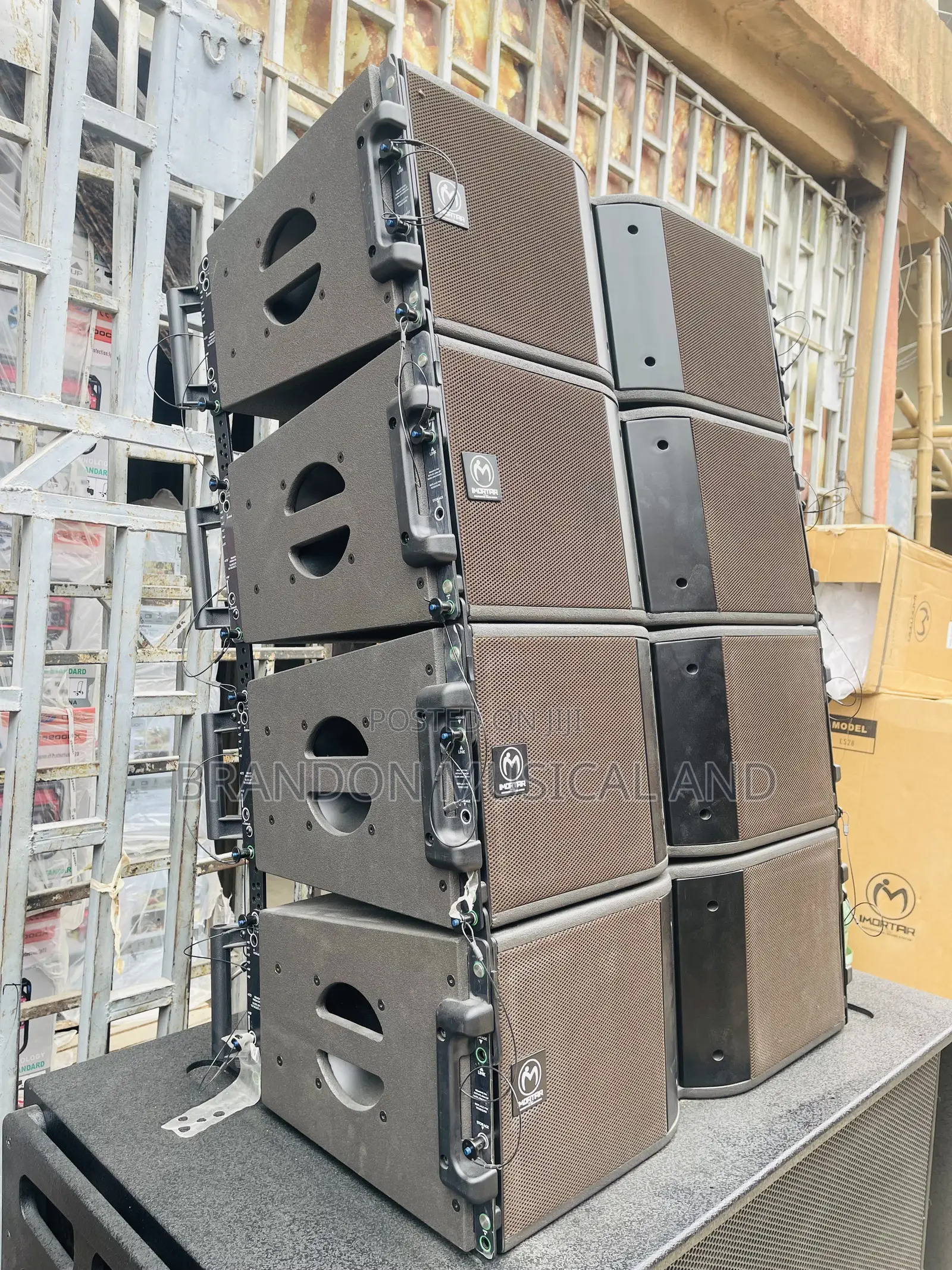 Imortar Heavy Duty 10 Inches Line Array Speakers