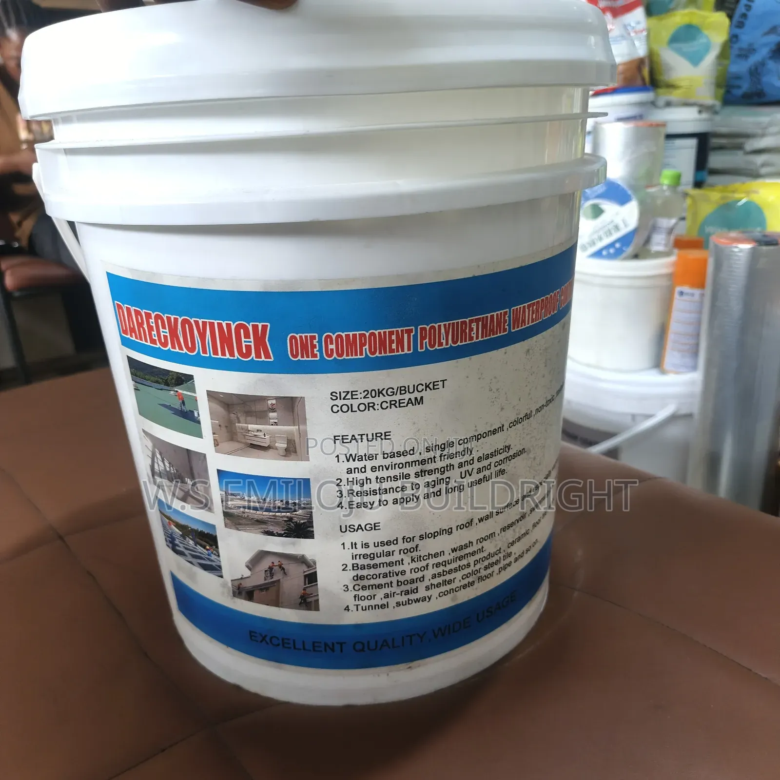 Waterproof Polyurethane Liquid Coating