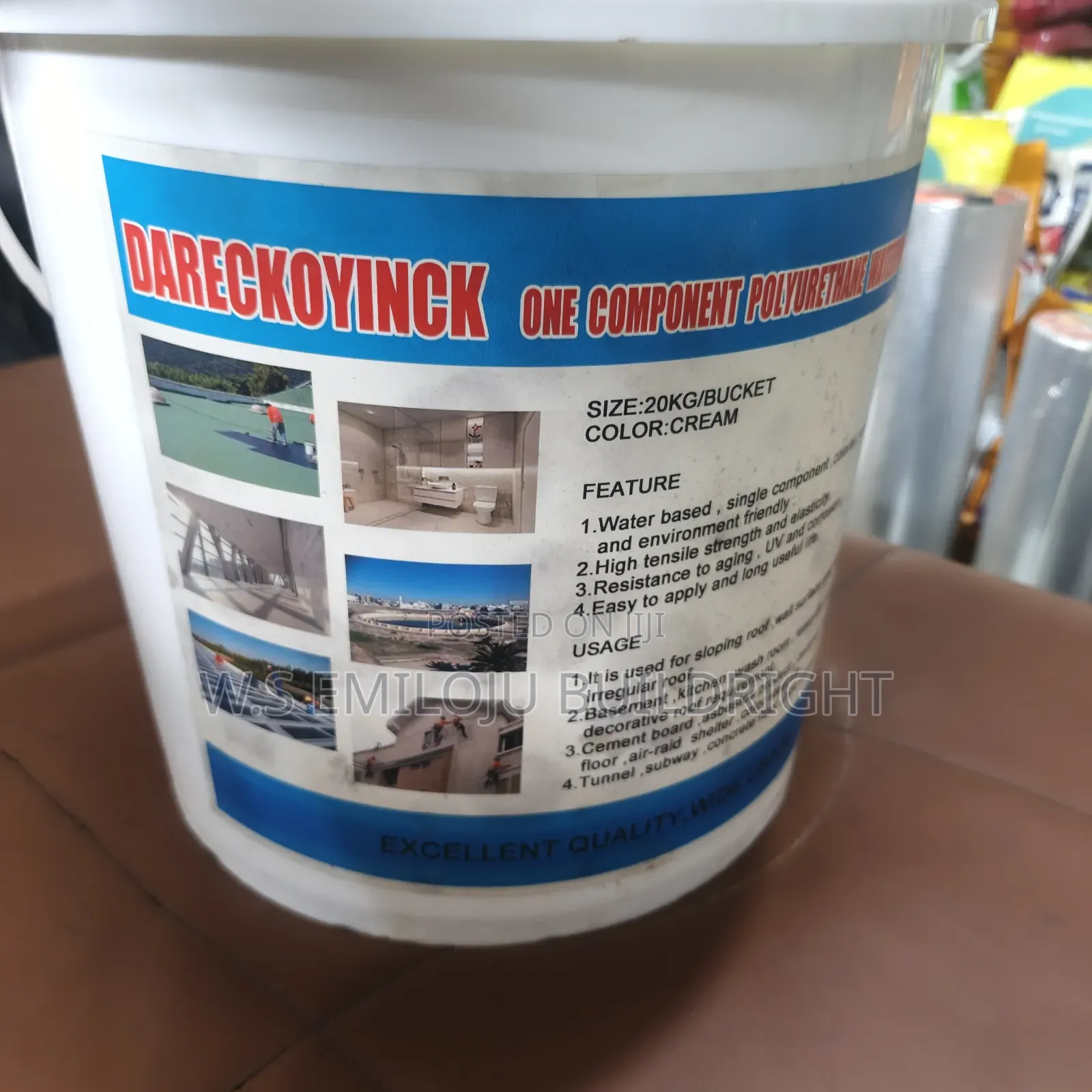 Waterproof Polyurethane Liquid Coating