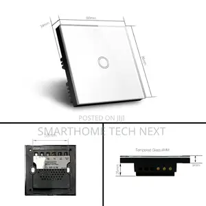 Smart Wifi Wall Switch – 1 Gang White