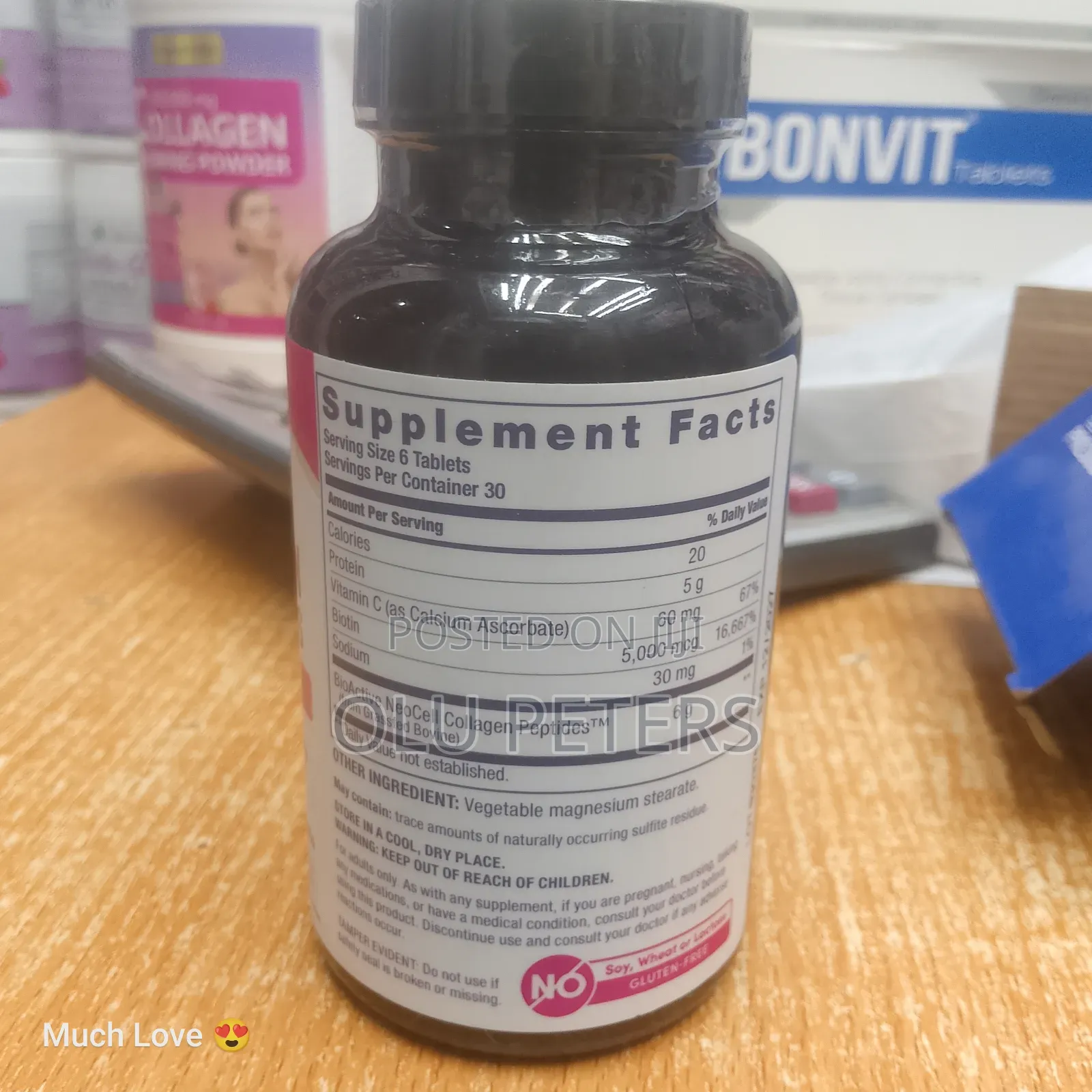 Neocell Collagen Peptides Vitamin C + Biotin 6000mg