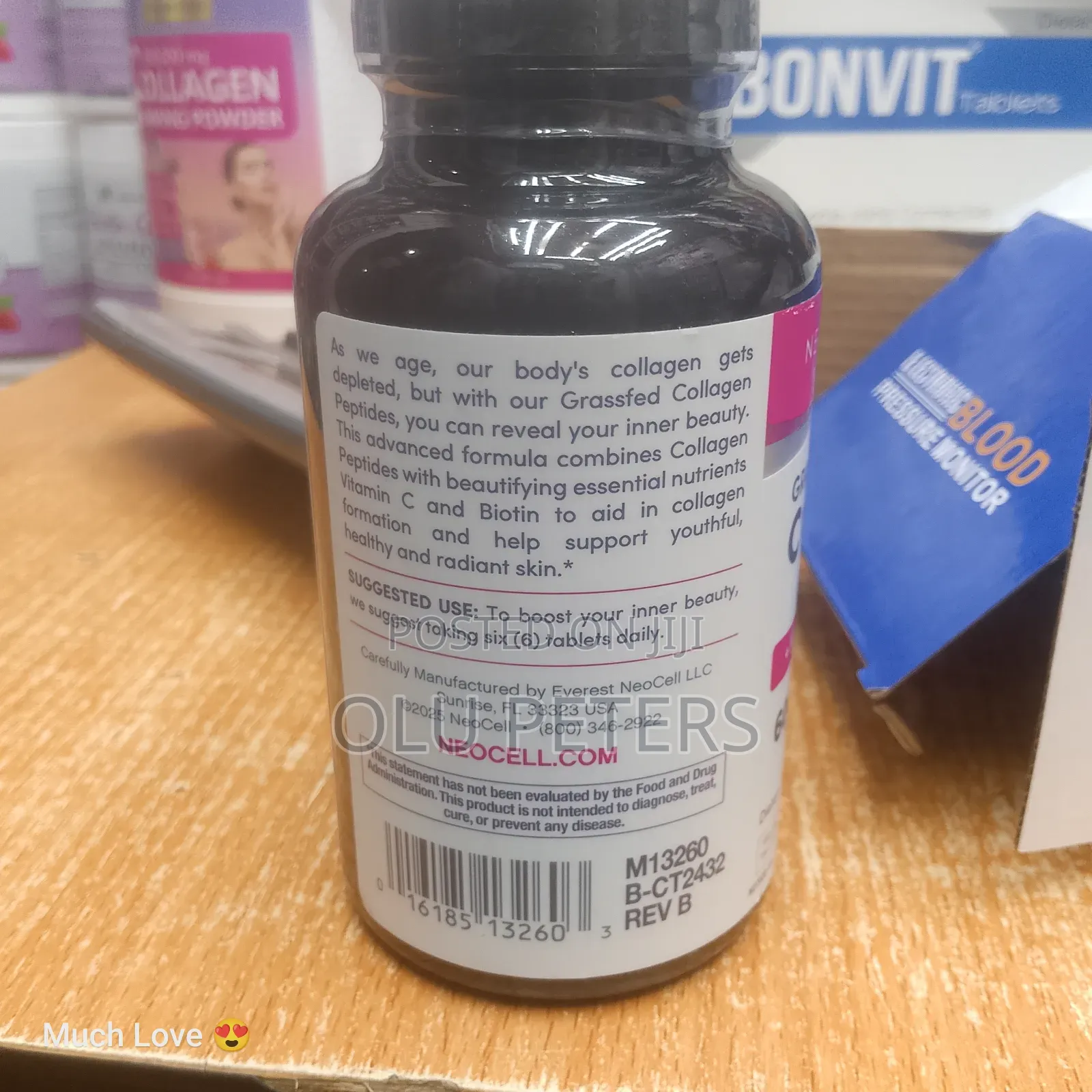 Neocell Collagen Peptides Vitamin C + Biotin 6000mg