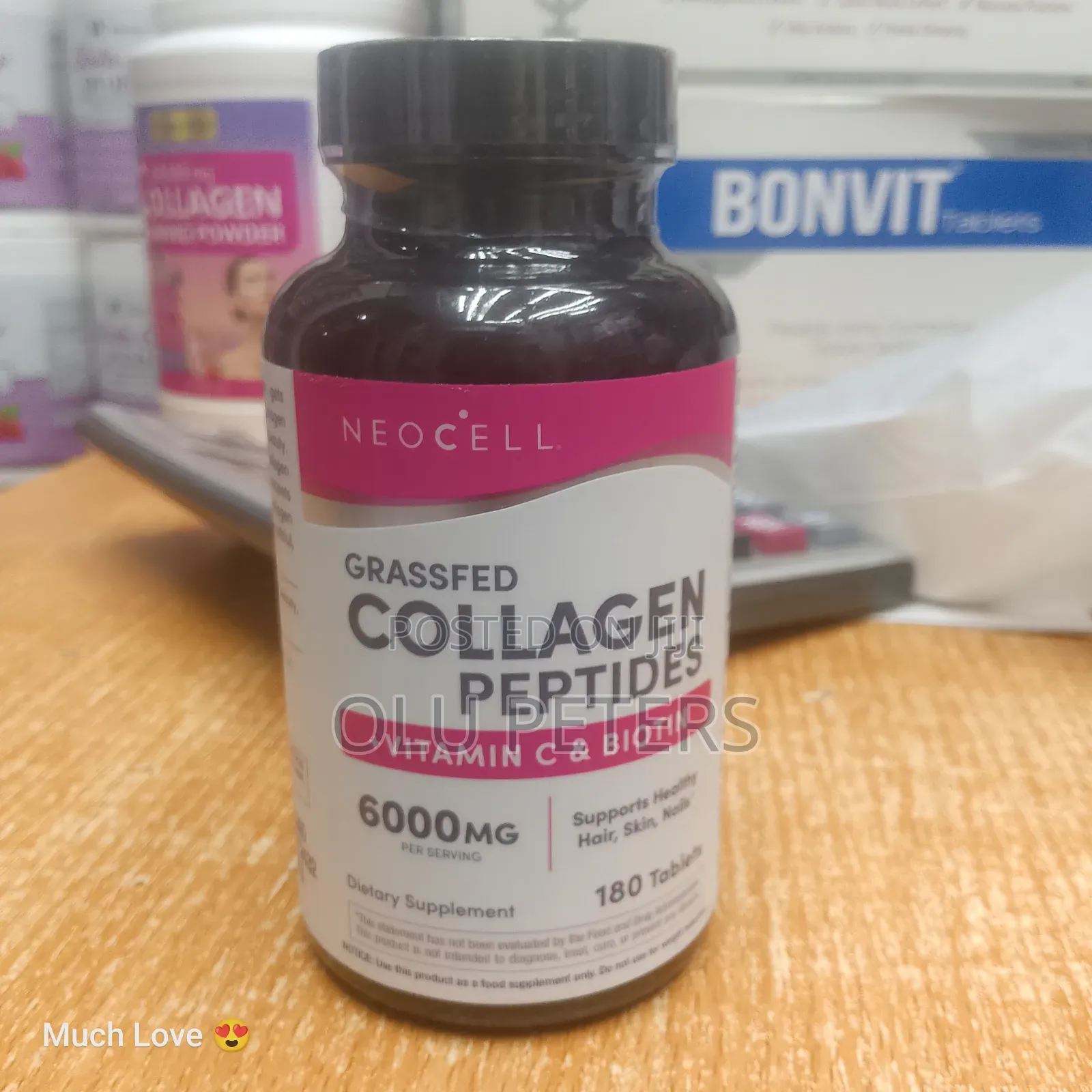 Neocell Collagen Peptides Vitamin C + Biotin 6000mg