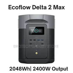 Ecoflow Delta 2 Max Battery Capacity 2048wh (5 Years Warranty)