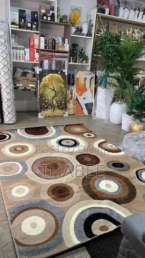 5 X 7 Ft Brown Beige Rug