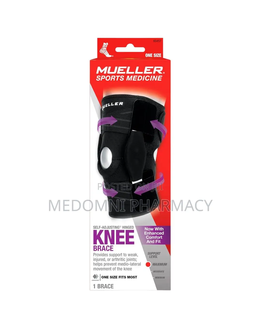 Mueller Sports Medicine Self Adjusting Hinged Knee Brace