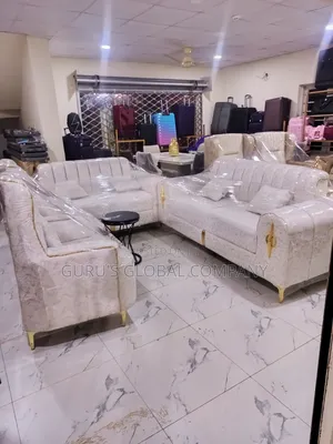 Luxury Milk Color Fully Padded Chairset