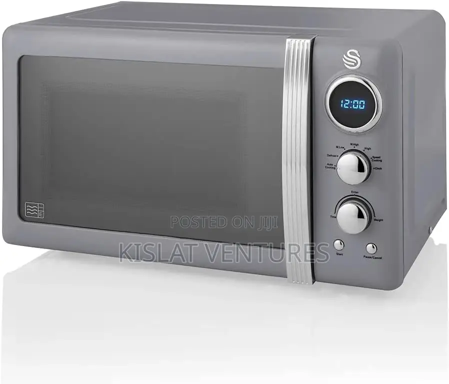 Swan Retro 20 Liter Microwave - Grey