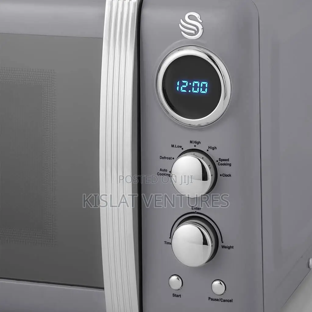 Swan Retro 20 Liter Microwave - Grey