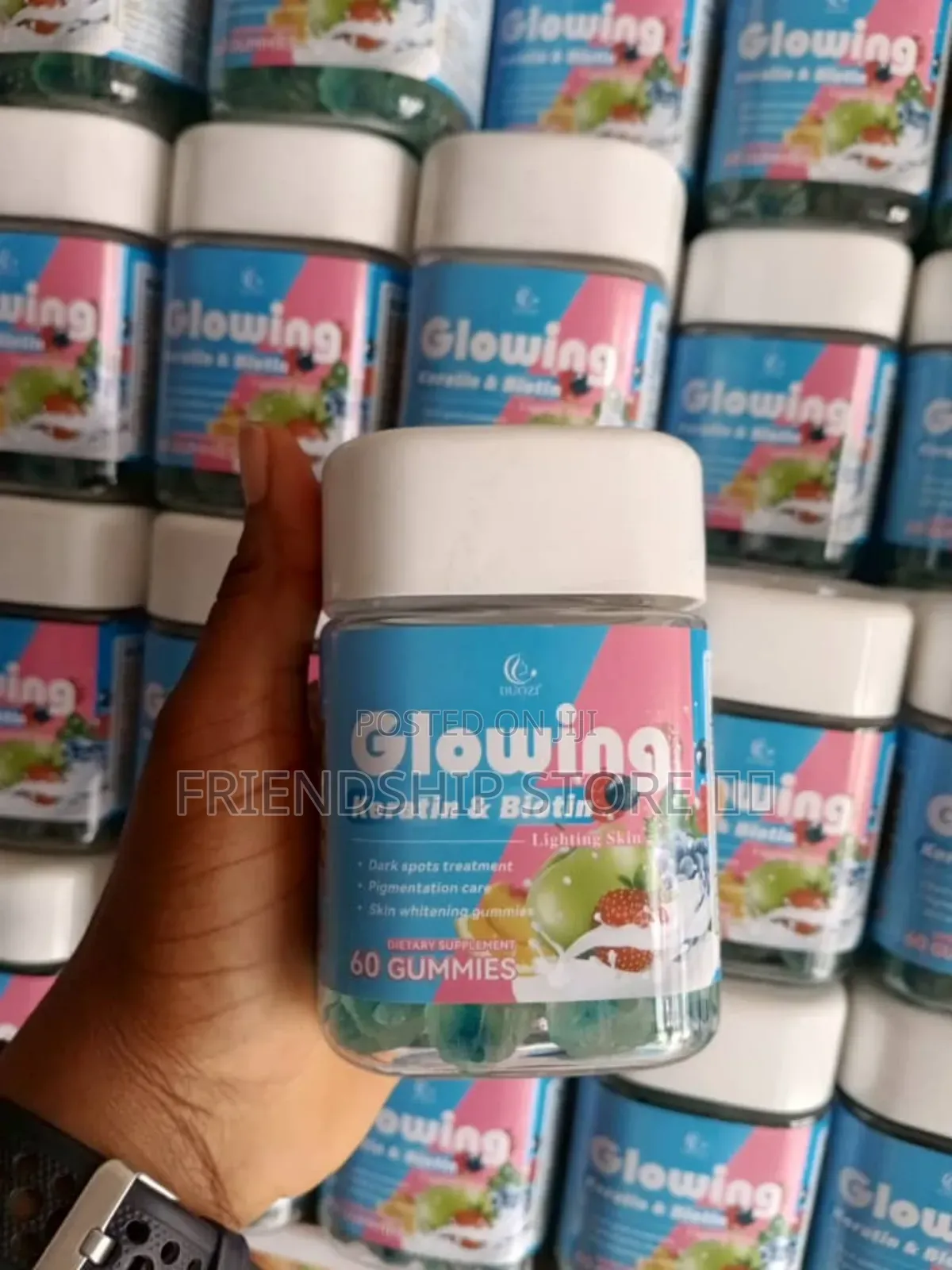Glowing Keratin and Biotin Gummies
