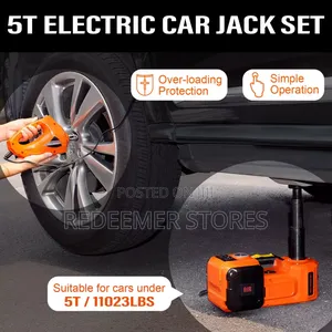 Hydraulic Car Jack +Tire Pump + Electric Wrench Led Light Display