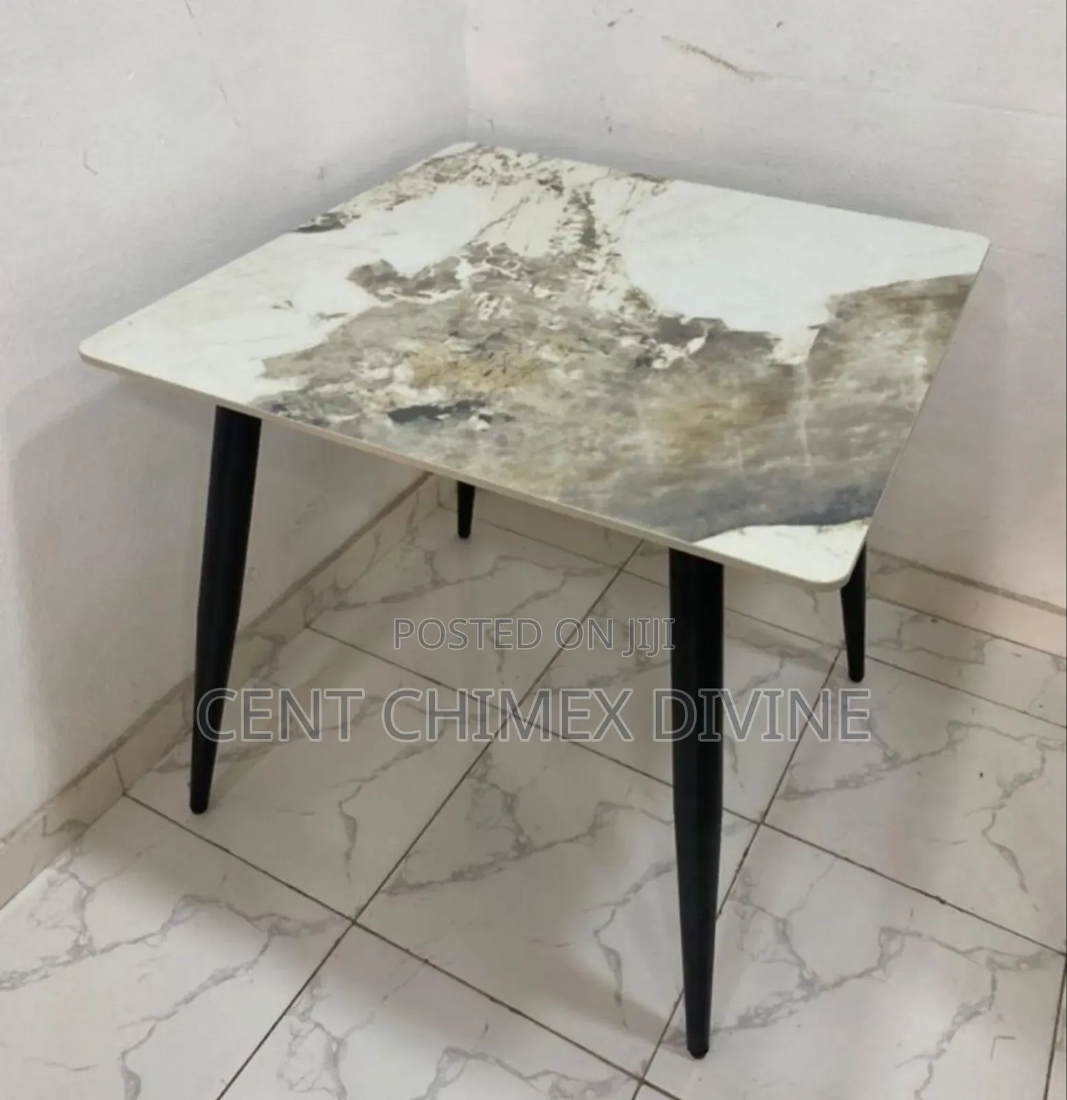 90by90 Square Marble Top Table
