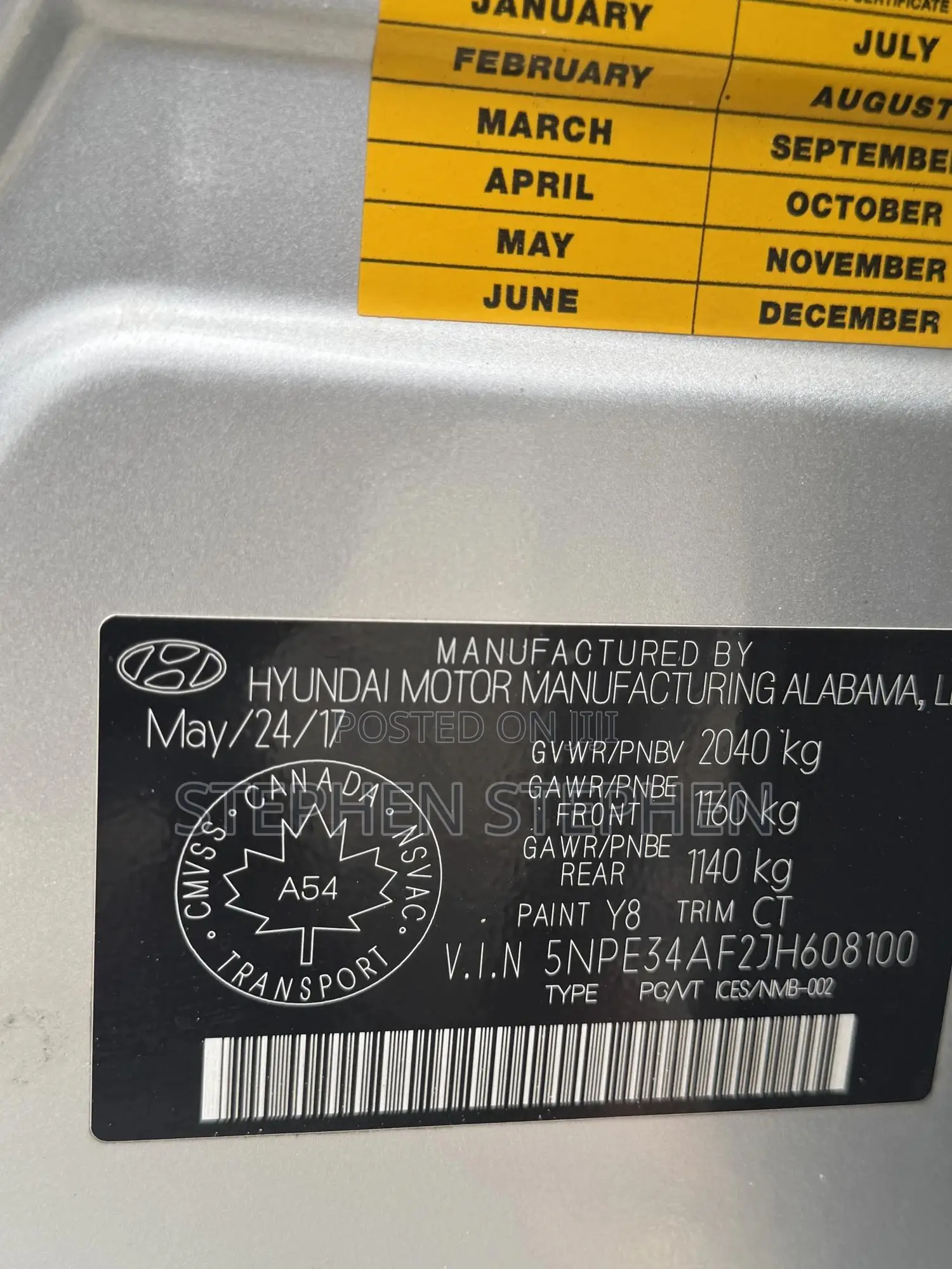 Hyundai Sonata 2017 Silver