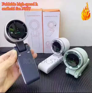 New High-Speed Turbo Handheld Fan - Portable Neck Hanging Fan,