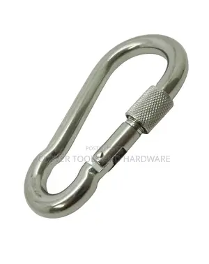 Snap Hook With Screw/Carabiner Stainless Steel Nickle