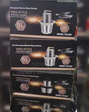 6 Liters King Style Double Speed Electric Yam Pounder Meat Grinder 6l