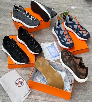 Original Hermes Paris Luxury Men Sneakers