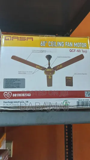 Qasa 60 Inches Long Blade Ceiling Fan