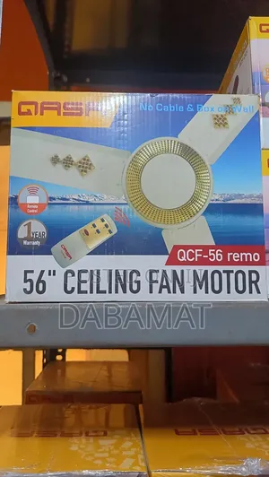 Qasa 56 Inches Remote Controlled Only Ceiling Fan