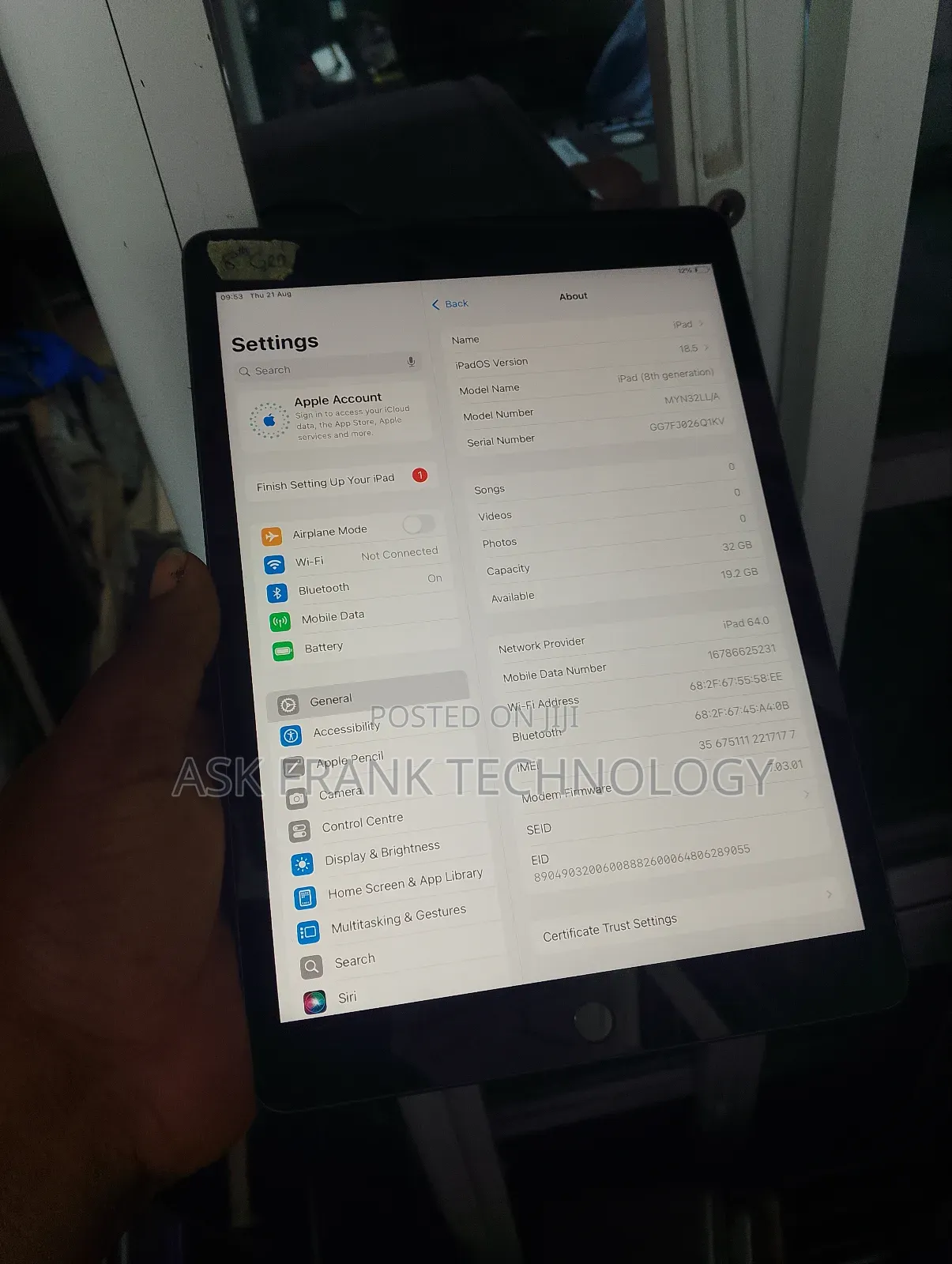 Apple iPad 10.2 (2019) 32 GB Silver
