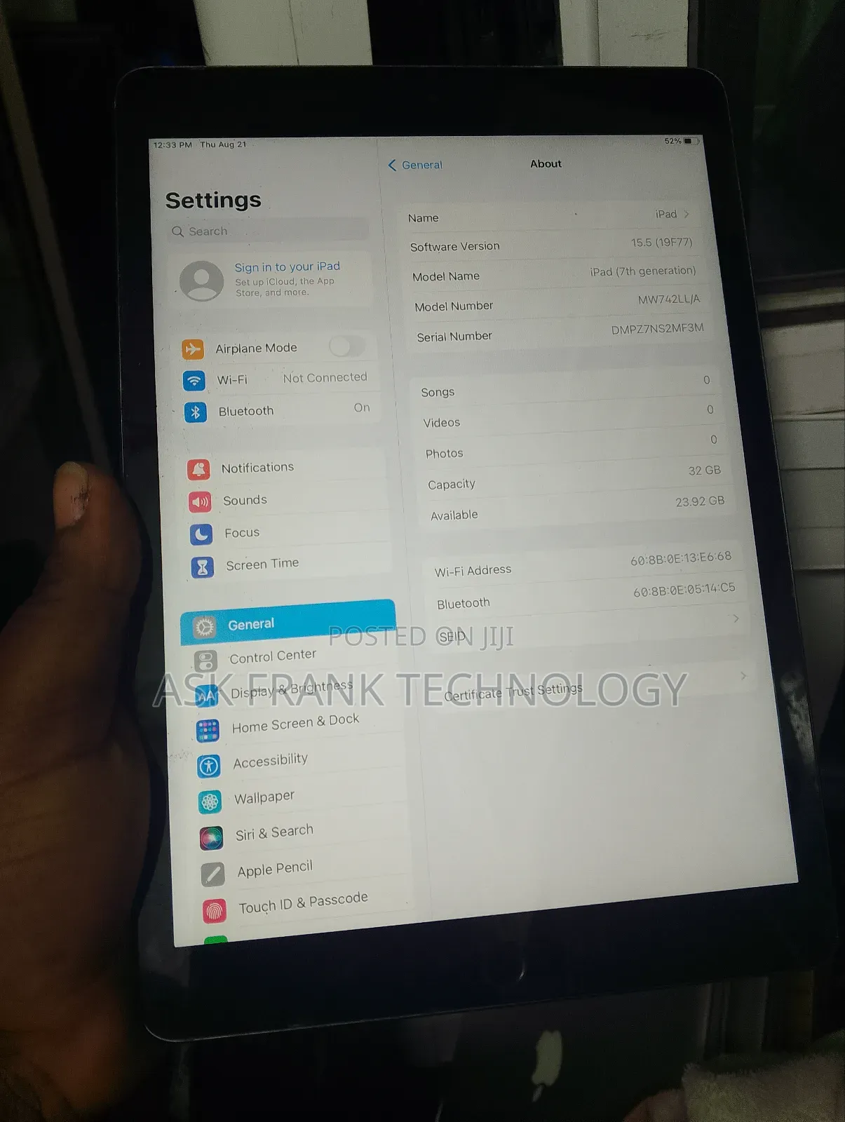 Apple iPad 10.2 (2019) 32 GB Silver