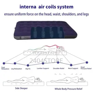 Inflatable Bed With Electric Pump