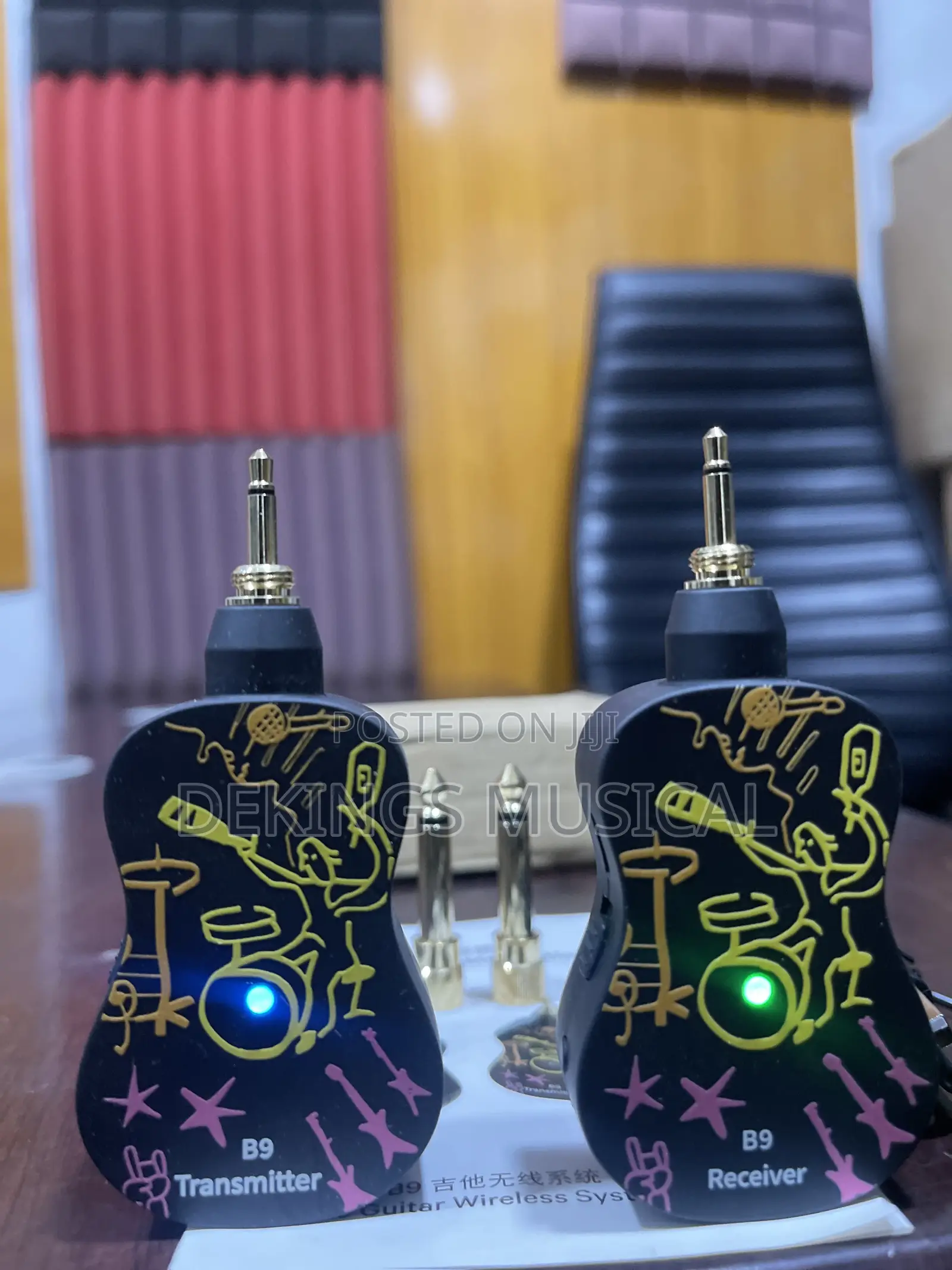 B9 Wireless Guitar Instruments Transmitter Receiver System 2.4ghz