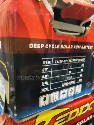 200ah Zedix Deep Cycle Solar Agm Bathery